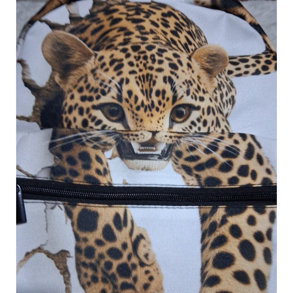Leopard Print Backpack - Picture 2 of 4